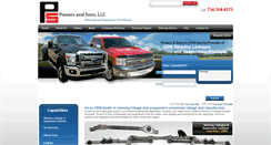 Desktop Screenshot of powersandsonsllc.com